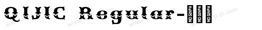QlJlC Regular字体转换